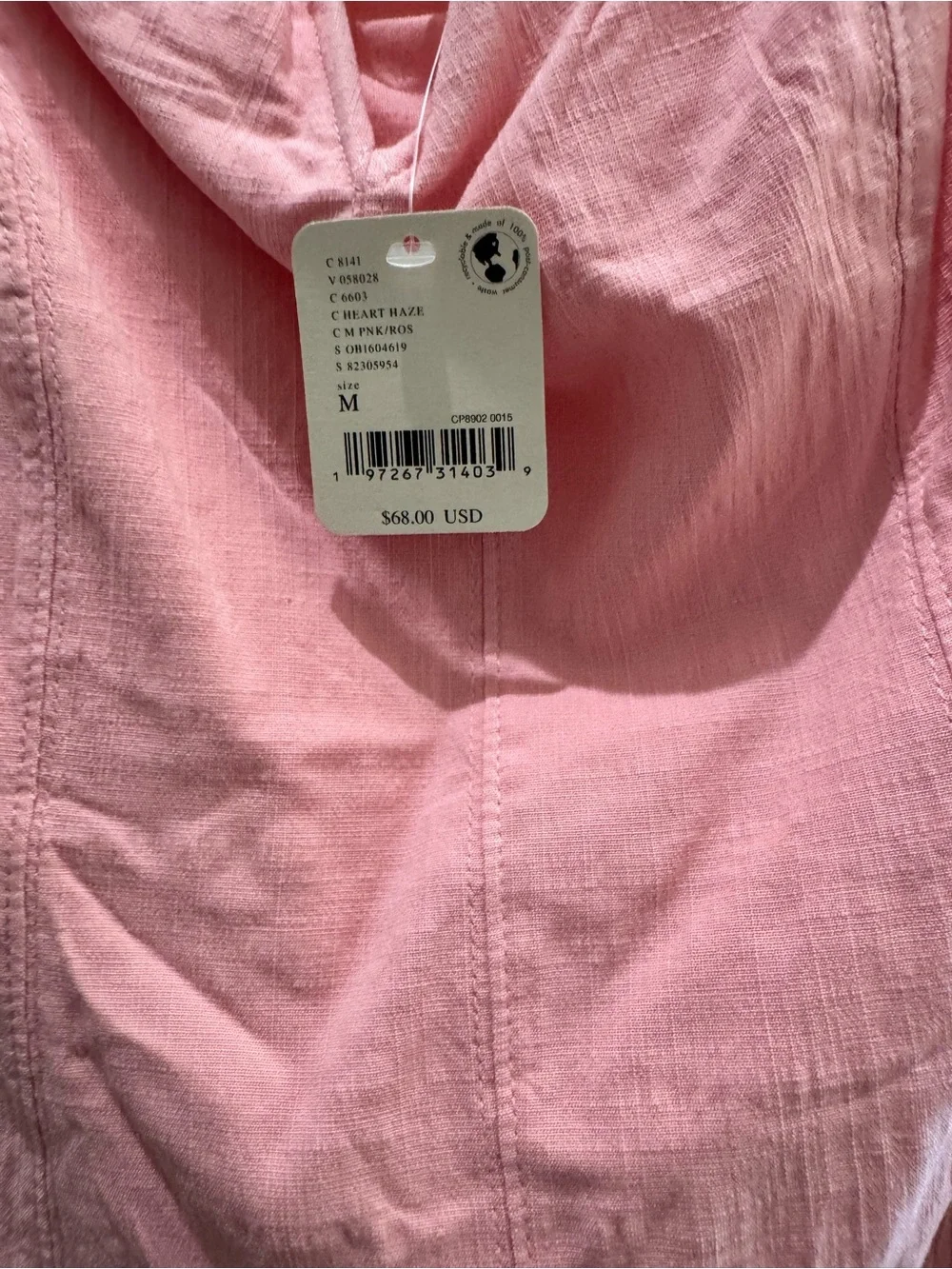 Women’s Pink Tie-Shoulder bodysuit Top